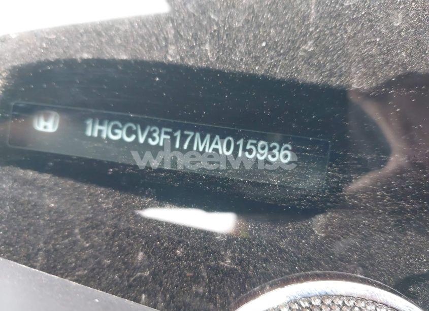 Photo 17 of 2021 Honda Accord HYBRID (VIN 1HGCV3F17MA015936)
