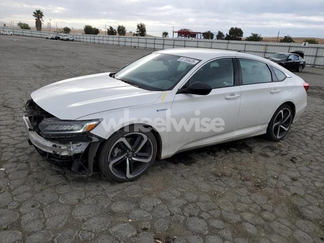 Photo 6 of 2022 HONDA ACCORD HYBRID SPORT (VIN 1HGCV3F23NA041184)