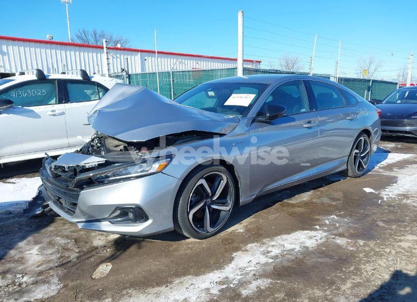 Photo 2 of 2022 Honda Accord HYBRID SPORT (VIN 1HGCV3F24NA031375)