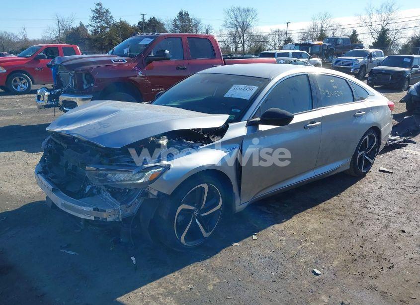 Photo 2 of 2022 Honda Accord HYBRID SPORT (VIN 1HGCV3F25NA008008)