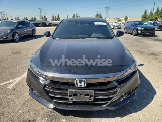 Photo 7 of 2022 HONDA ACCORD HYBRID SPORT (VIN 1HGCV3F26NA045195)