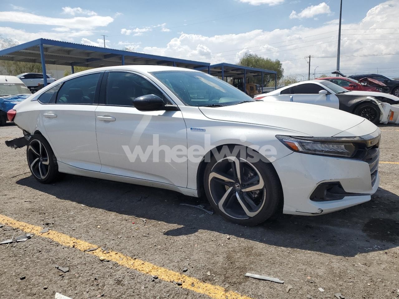 Photo 4 of 2022 HONDA ACCORD HYBRID SPORT (VIN 1HGCV3F28NA020458)