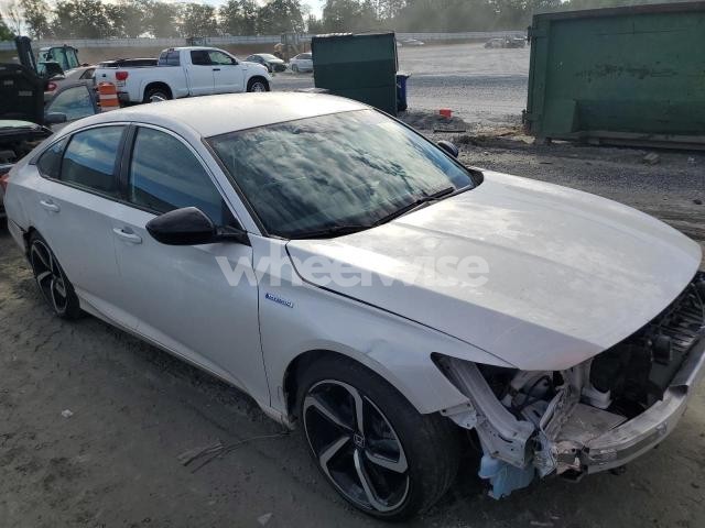 Photo 2 of 2022 HONDA ACCORD HYBRID SPORT (VIN 1HGCV3F28NA034604)