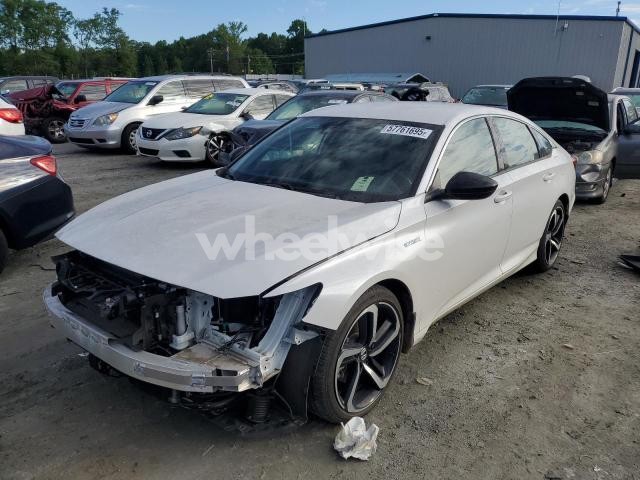 Photo 4 of 2022 HONDA ACCORD HYBRID SPORT (VIN 1HGCV3F28NA034604)