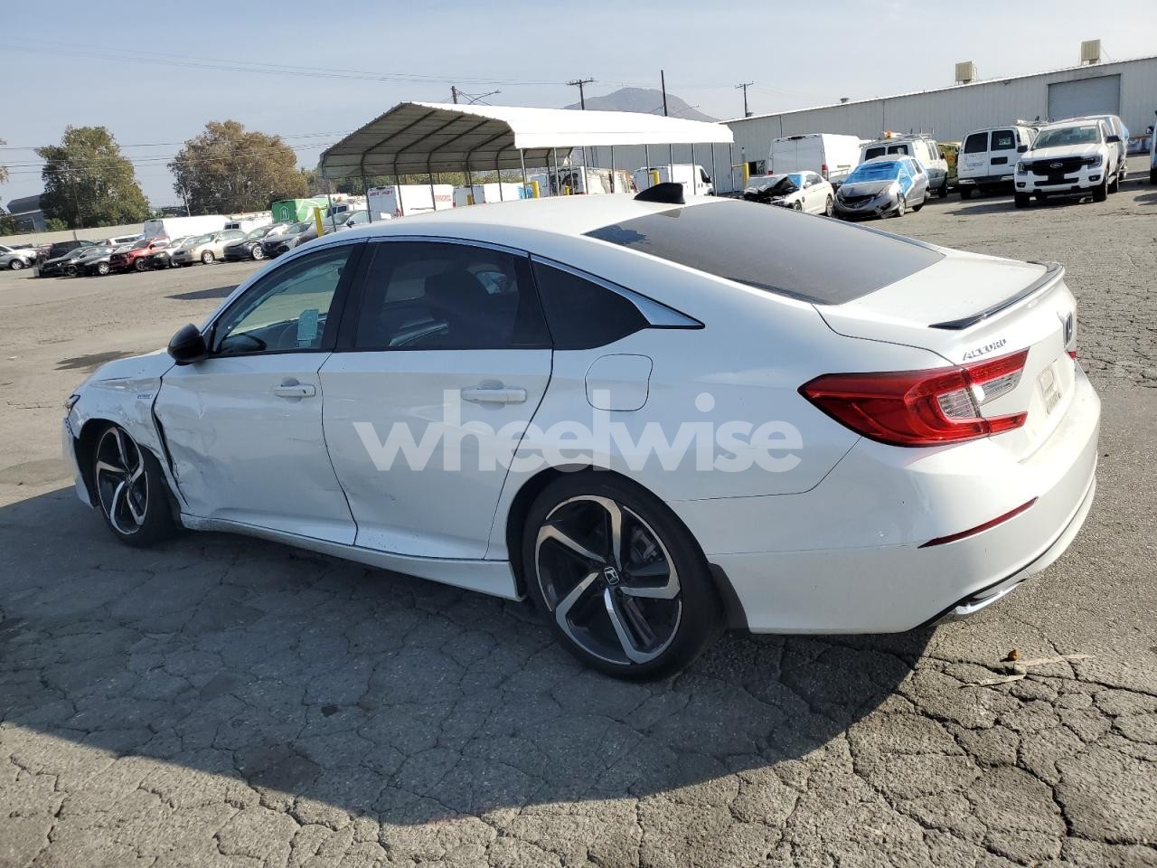 Photo 2 of 2022 HONDA ACCORD HYBRID SPORT (VIN 1HGCV3F29NA043280)