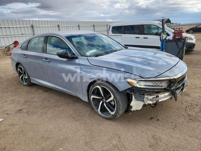 Photo 2 of 2022 HONDA ACCORD HYBRID SPORT (VIN 1HGCV3F2XNA029842)