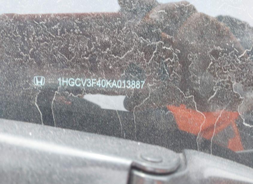 Photo 9 of 2019 Honda Accord HYBRID EX (VIN 1HGCV3F40KA013887)