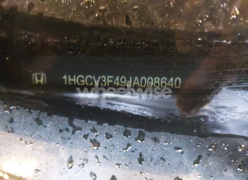 Photo 9 of 2018 Honda Accord HYBRID EX (VIN 1HGCV3F49JA008640)