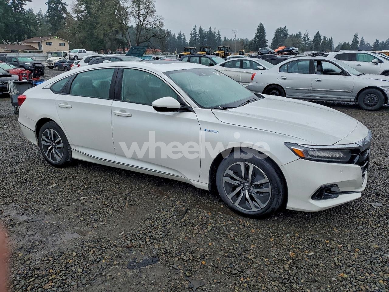 Photo 4 of 2021 HONDA ACCORD HYBRID EXL (VIN 1HGCV3F52MA023395)