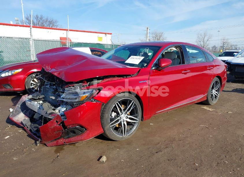 Photo 2 of 2021 Honda Accord HYBRID TOURING (VIN 1HGCV3F93MA008942)