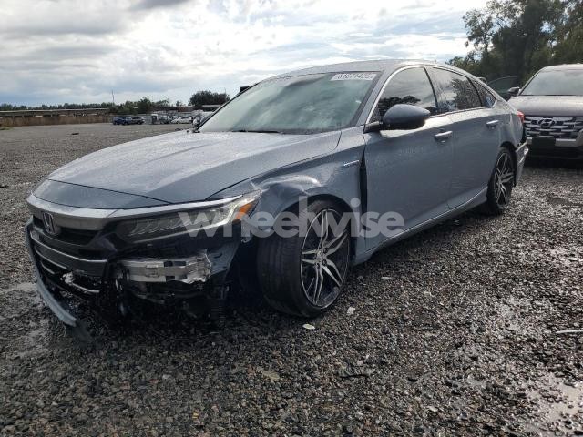 Photo 10 of 2021 HONDA ACCORD TOURING HYBRID (VIN 1HGCV3F98MA014574)
