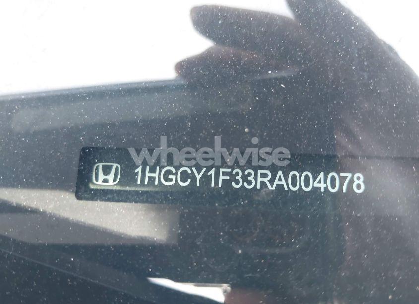 Photo 9 of 2024 Honda Accord EX (VIN 1HGCY1F33RA004078)