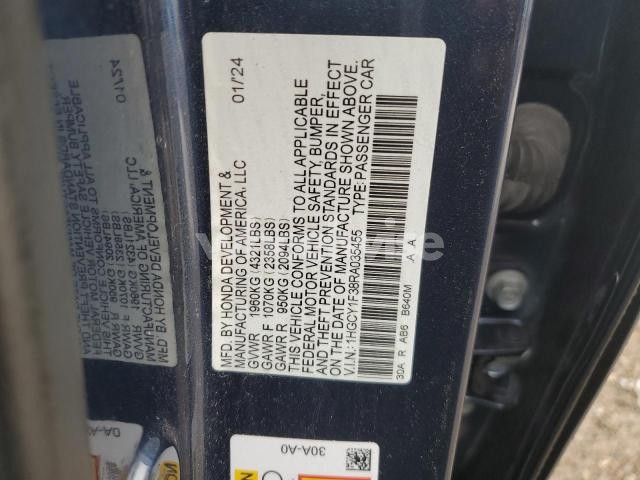Photo 5 of 2024 HONDA ACCORD EX N/A (VIN 1HGCY1F38RA035455)