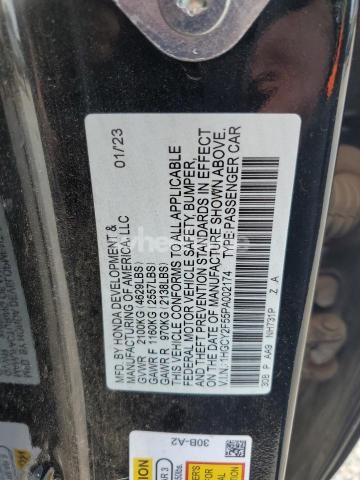 Photo 11 of 2023 HONDA ACCORD HYBRID SPORT (VIN 1HGCY2F55PA002174)