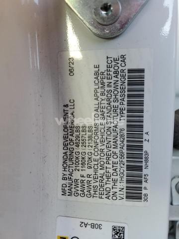 Photo 5 of 2023 HONDA ACCORD HYBRID SPORT (VIN 1HGCY2F56PA042876)