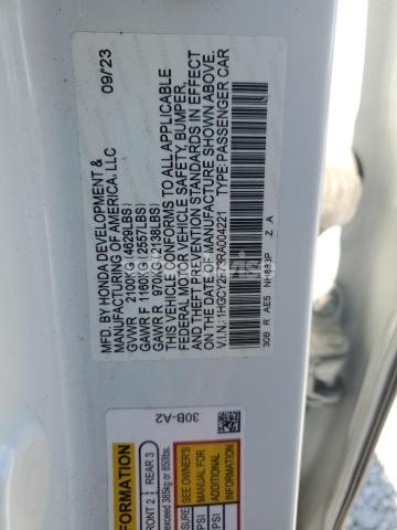 Photo 4 of 2024 HONDA ACCORD HYBRID SPORT-L N/A (VIN 1HGCY2F73RA004221)