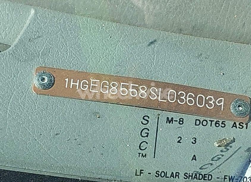 Photo 12 of 1995 Honda Civic LX (VIN 1HGEG8558SL036039)