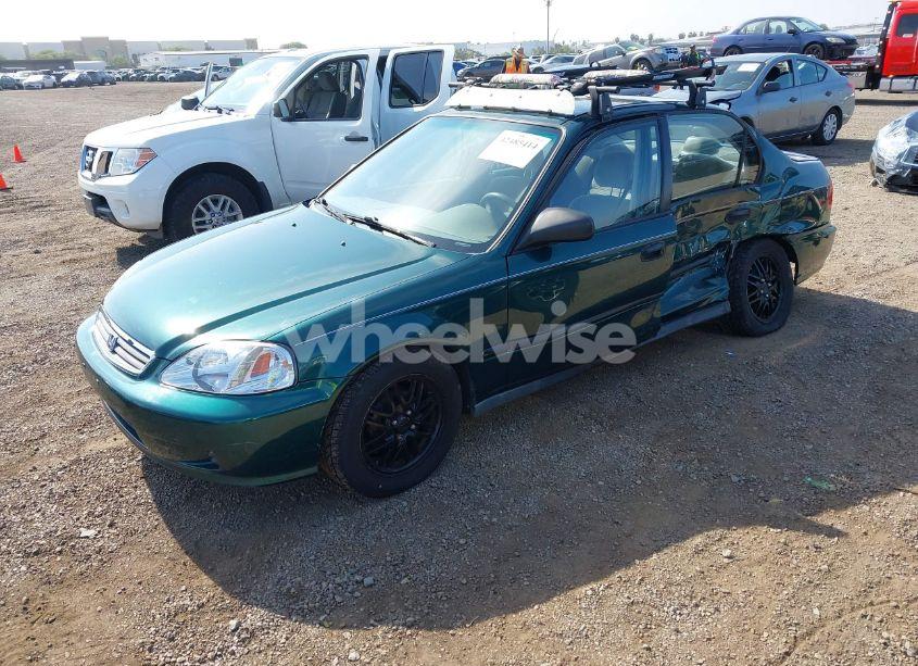 Photo 2 of 2000 Honda Civic DX (VIN 1HGEJ6524YL028170)