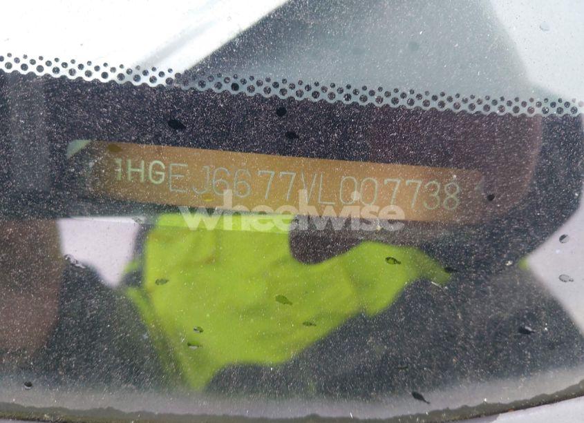 Photo 9 of 1997 Honda Civic LX (VIN 1HGEJ6677VL007738)