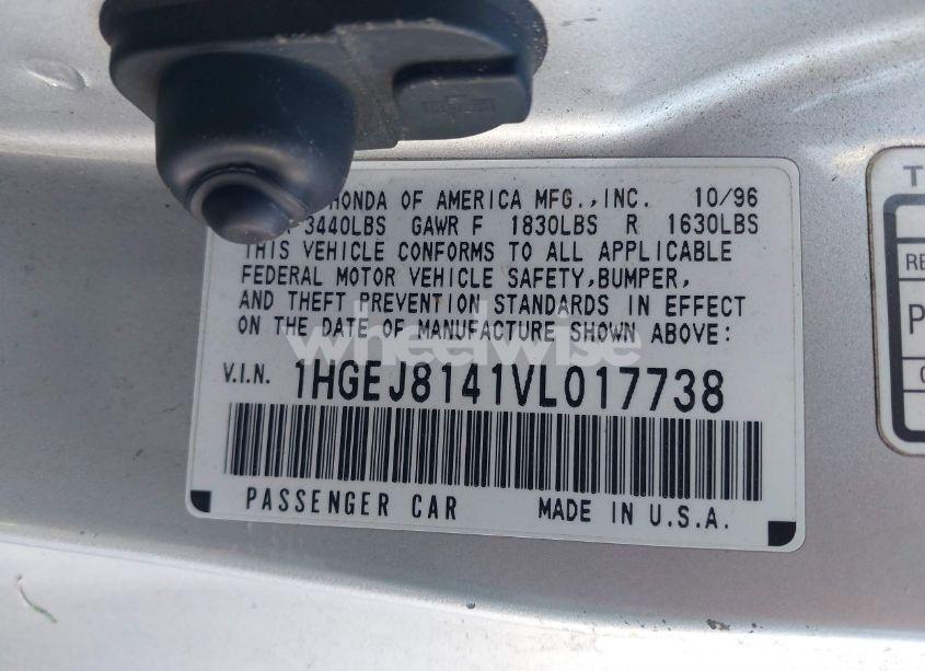 Photo 9 of 1997 Honda Civic EX (VIN 1HGEJ8141VL017738)