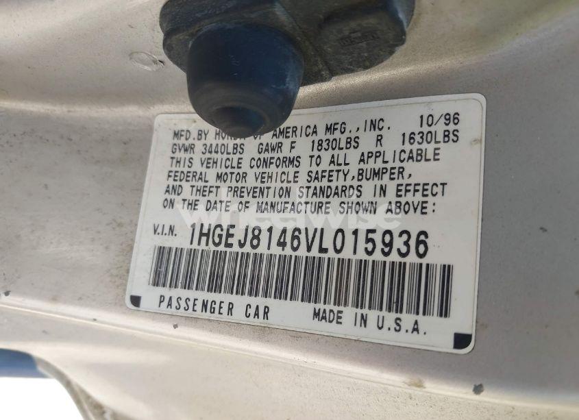 Photo 9 of 1997 Honda Civic EX (VIN 1HGEJ8146VL015936)