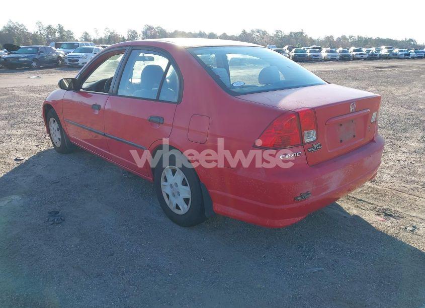 Photo 3 of 2005 Honda Civic VP (VIN 1HGES16335L003800)