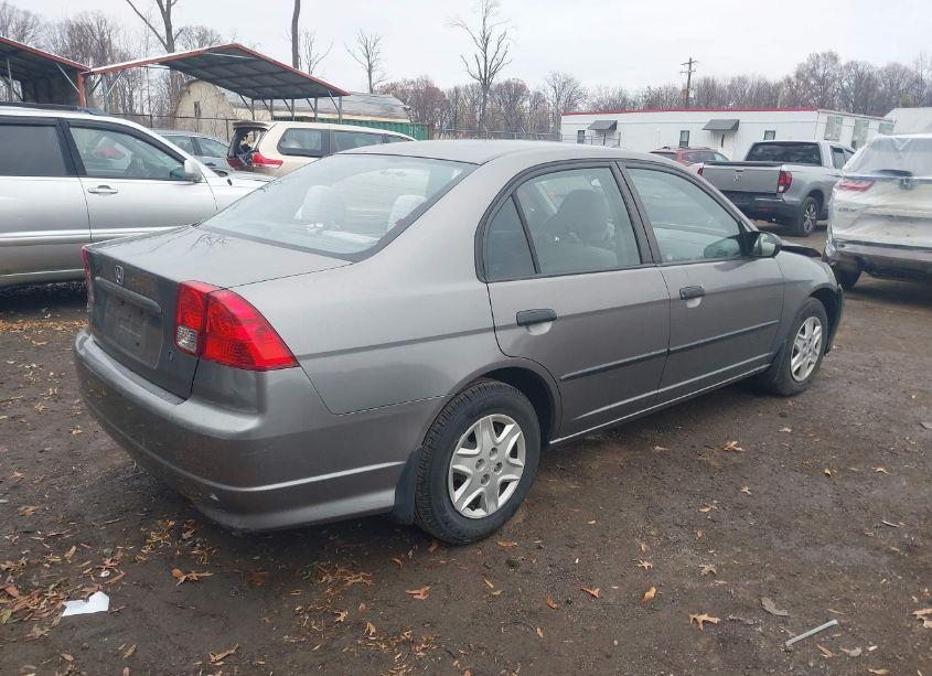 Photo 4 of 2005 Honda Civic VP (VIN 1HGES16345L005068)