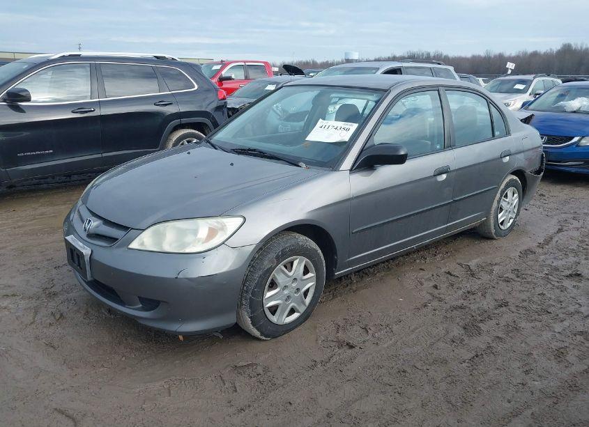 Photo 2 of 2005 Honda Civic VP (VIN 1HGES16385L006563)