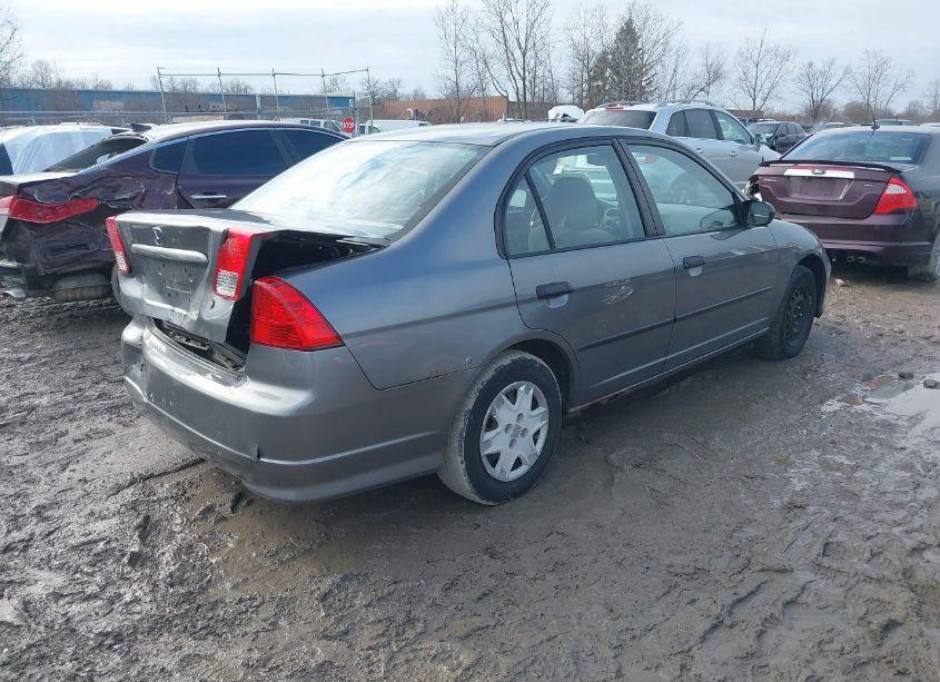 Photo 4 of 2005 Honda Civic VP (VIN 1HGES16385L006563)