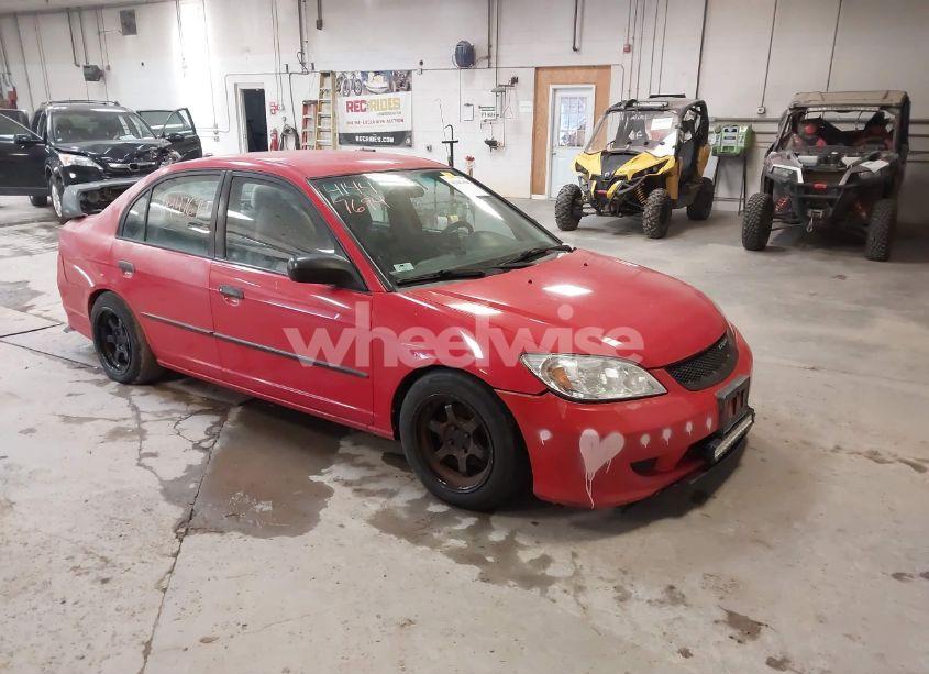 2005 Honda Civic VP (VIN 1HGES16385L029468) main photo