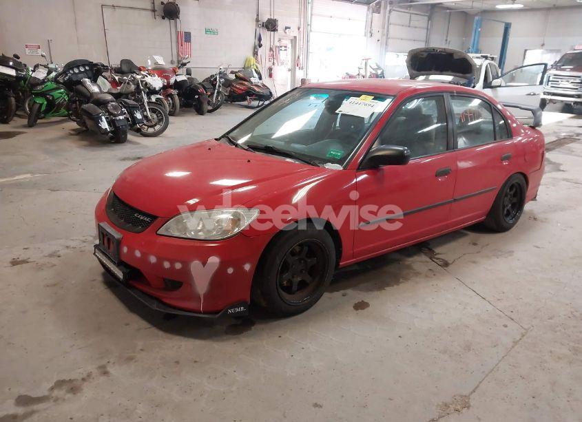 Photo 2 of 2005 Honda Civic VP (VIN 1HGES16385L029468)