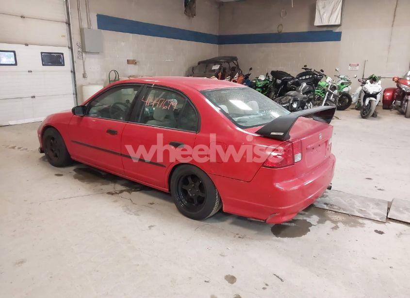 Photo 3 of 2005 Honda Civic VP (VIN 1HGES16385L029468)