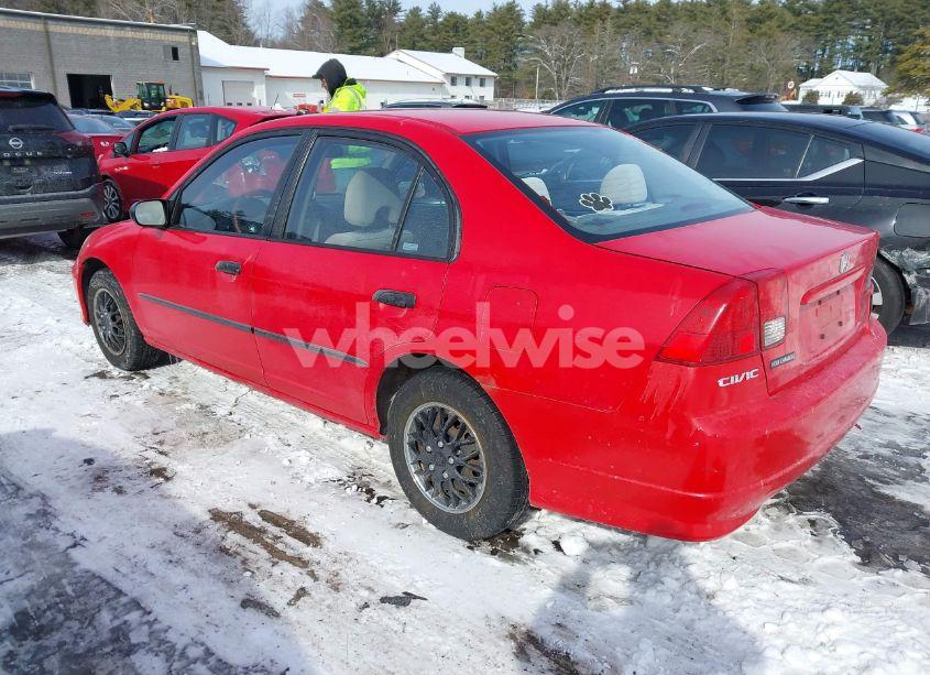Photo 3 of 2005 Honda Civic VP (VIN 1HGES16415L024086)
