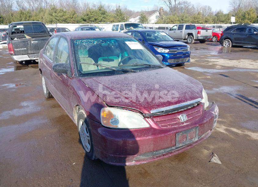 2002 Honda Civic LX (VIN 1HGES16502L024682) main photo