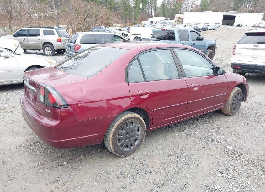 Photo 4 of 2002 Honda Civic LX (VIN 1HGES16522L023582)