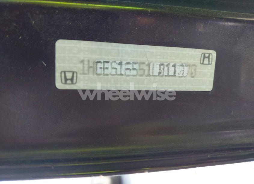 Photo 9 of 2001 Honda Civic LX (VIN 1HGES16551L011070)