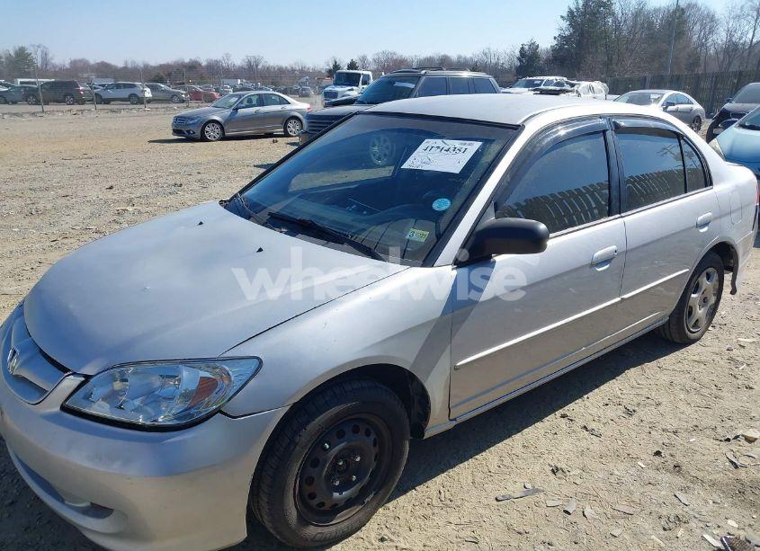 Photo 2 of 2005 Honda Civic LX (VIN 1HGES16555L027940)