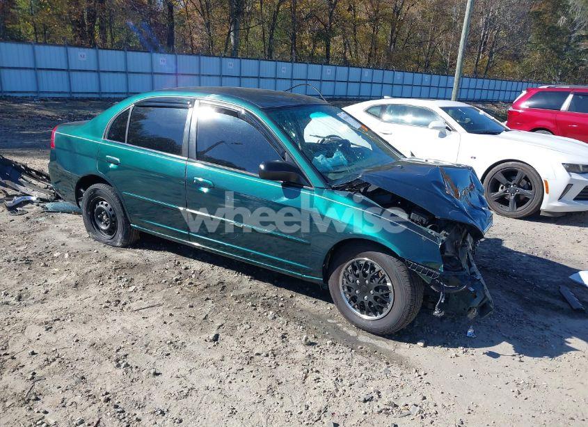 2002 Honda Civic LX (VIN 1HGES16562L054995) main photo