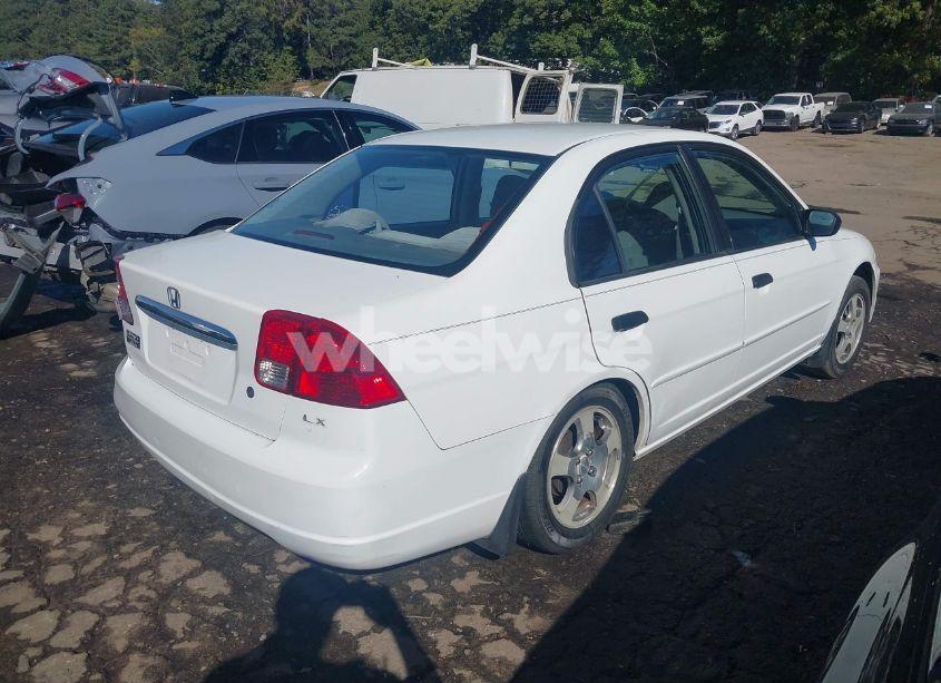 Photo 4 of 2001 Honda Civic LX (VIN 1HGES165X1L014823)