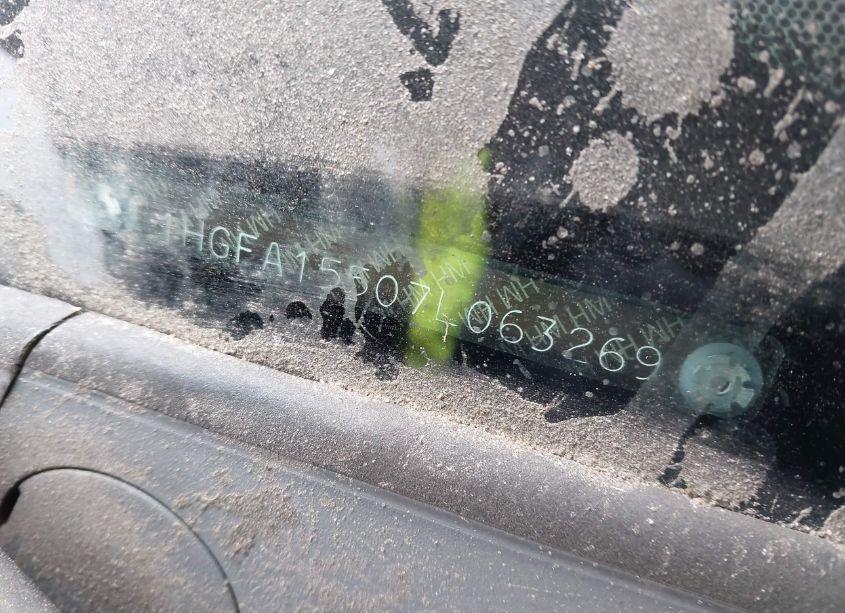 Photo 9 of 2007 Honda Civic LX (VIN 1HGFA15507L063269)