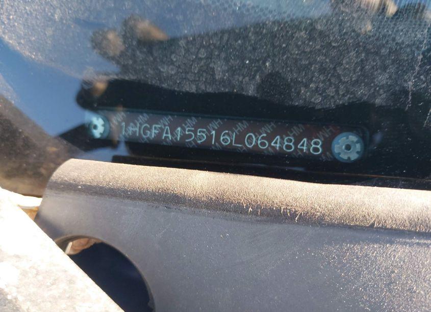 Photo 9 of 2006 Honda Civic LX (VIN 1HGFA15516L064848)