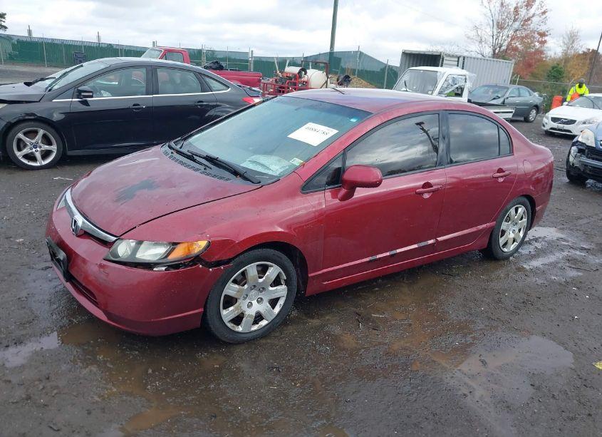 Photo 2 of 2007 Honda Civic LX (VIN 1HGFA15537L121567)