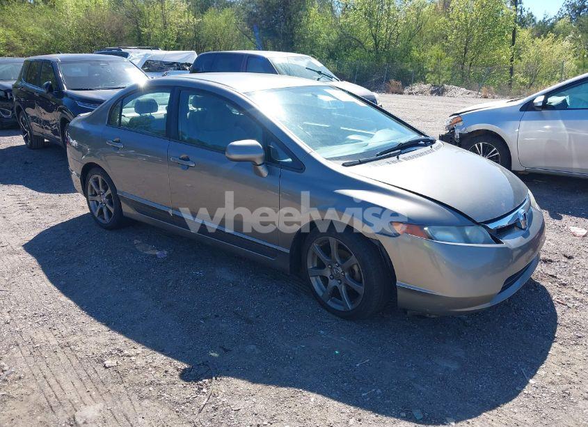 2007 Honda Civic LX (VIN 1HGFA15587L124237) main photo