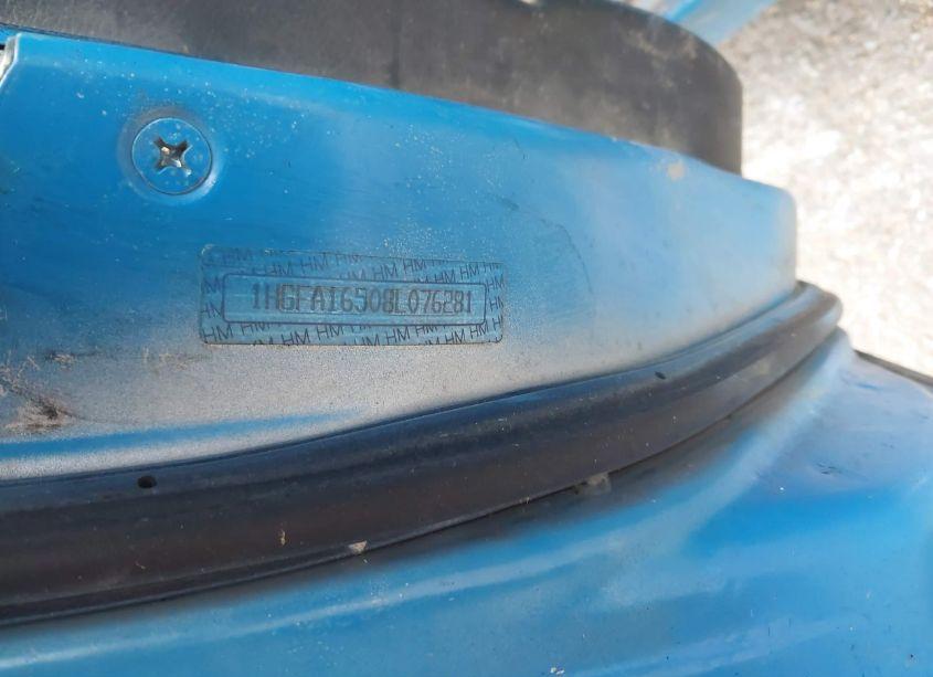 Photo 9 of 2008 Honda Civic LX (VIN 1HGFA16508L076281)