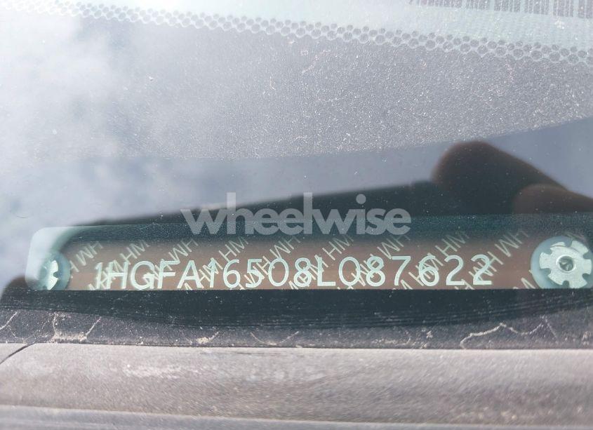 Photo 9 of 2008 Honda Civic LX (VIN 1HGFA16508L087622)