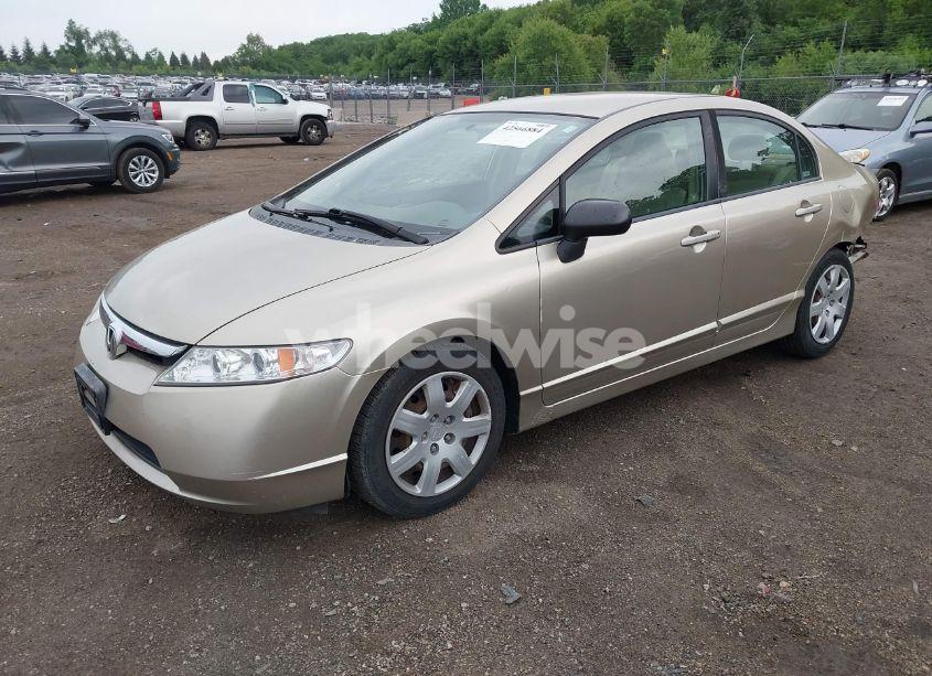 Photo 2 of 2007 Honda Civic LX (VIN 1HGFA16517L143212)