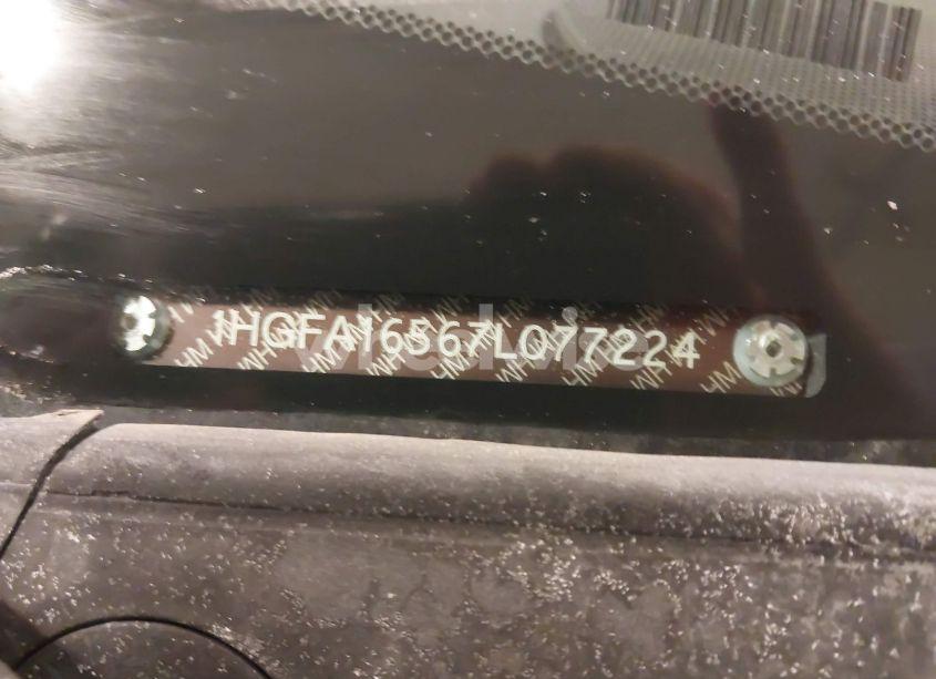 Photo 9 of 2007 Honda Civic LX (VIN 1HGFA16567L077224)