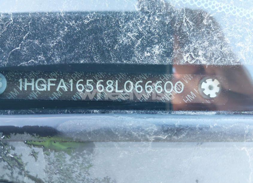 Photo 9 of 2008 Honda Civic LX (VIN 1HGFA16568L066600)