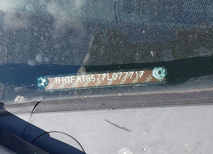 Photo 9 of 2007 Honda Civic LX (VIN 1HGFA16577L077717)