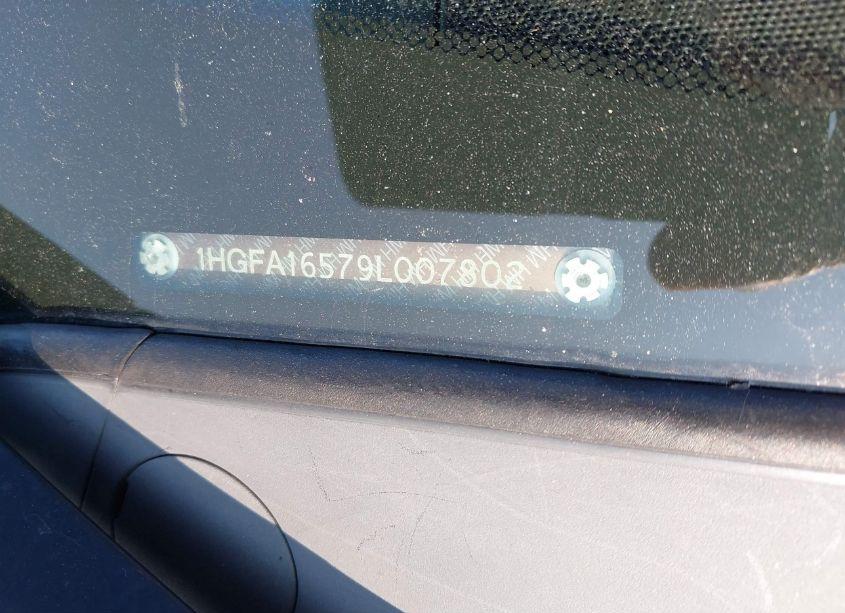 Photo 9 of 2009 Honda Civic LX (VIN 1HGFA16579L007802)